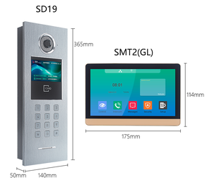Home Access Control System 1080P Multi Apartments 7-Zoll-Bildschirmsicherheit Smart IP TCP Video Tür sprechanlage - Product Image 4