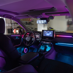 2020สำหรับโตโยต้า RAV4 2023 LED ภายในรถยนต์อัปเกรดไฟซิมโฟนีสีวิเศษพร้อมไฟส่องสว่างโดยรอบที่มีสีสัน - Product Image 2
