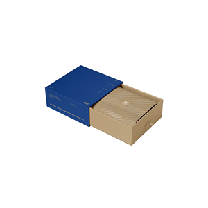 Eco-friendly <strong>Rectangle</strong> Drawer <strong>Box</strong> for Electronic Products Custom Printed <strong>with</strong> <strong>Embossing</strong> Technique Special Sponge Lining - Product Image 3