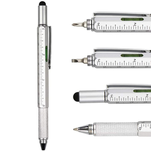 6 <strong>in</strong> <strong>1</strong> Tool Pen Functional Metal Touch Pen Set Father's Day Gift Pen for Men - Product Image 5