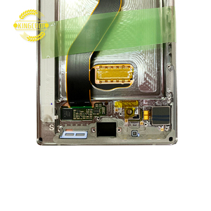 6.8 "Samsung Galaxy Note10 için orijinal ekran + Note10 artı 5G SM-N975 N976 çerçeve ile LCD dokunmatik ekran yedek parça tamir