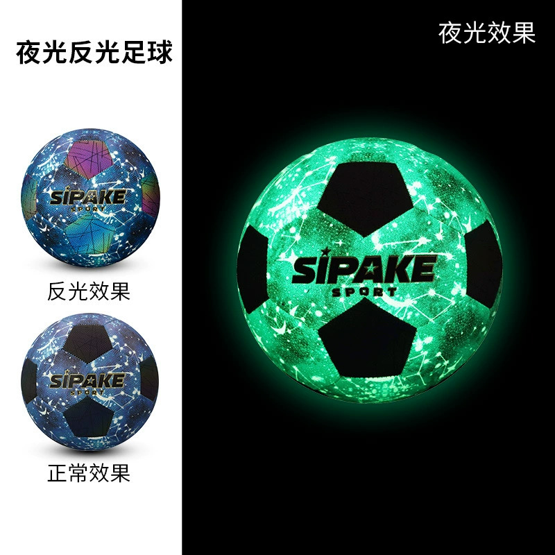 Bleu étoile lumineux cousu à la machine