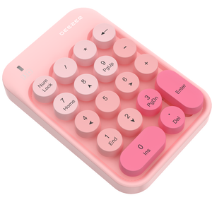 Mini teclado numérico inalámbrico 2,4G para uso en escritorio con estilo de operación de membrana - Product Image 2