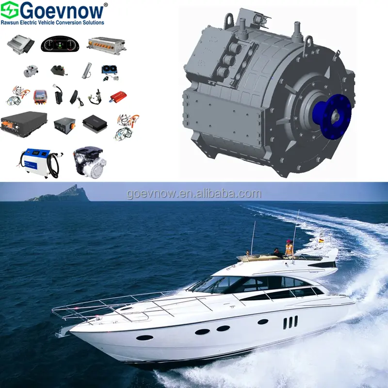 Kit di conversione ev 275Kw 1200Nm motore elettrico per barche RDD2800 per motore fuoribordo Yamaha a trasmissione diretta per barche