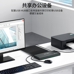 <strong>MT</strong>-<strong>VIKI</strong> 4K@60Hz 16 Port KVM Switch HDMI W/3.5mm Audio, 1U Rack Mount KVM HDMI Switcher, Support Button/Hotkey/IR Remote Switch - Product Image 4