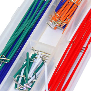 140 Stück U-Form Löt freies Steckbrett-Überbrückungskabel-Kabels atz für Arduino Shield für Raspberry Pi Bread Board Diy Electronic Set
