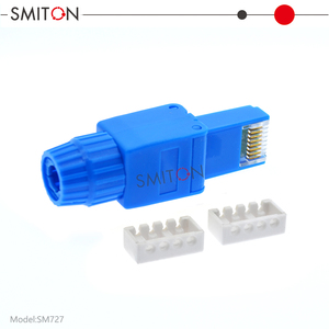 Сетевой адаптер Keystone Jack RJ 45 UTP Бесплатный Конектор Cat 6 Cat6 RJ45 разъем без инструментов Модульный штекер - Product Image 3