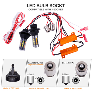 TECKZOOM Dual Color 1156 BA15S/BAU15S P21W PY21W T20 7440 <span class=keywords><strong>LED</strong></span> Bulbs Turning Lights 66SMD White Amber/アイスブーレError Free Canbus