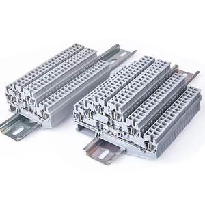 <strong>Double</strong> Level <strong>Spring</strong> Cage Self-locking Wire Connector <strong>Terminal</strong> <strong>Block</strong> 2.5 square mm STTB2.5 - Product Image 1