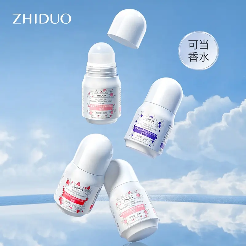 ZHIDUO OEM частная марка, долговечный аромат, горячий летний уход за кожей, роликовый дезодорант, антиперспирант