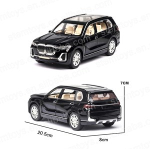 ダイカスト1:24 X7合金車モデルシミュレーション車のおもちゃプルバック音と軽金属コレクション車モデル - Product Image 3