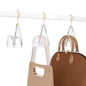 Handtaschen halter Moderne Luxus Acryl Geldbörse und Taschen halter Farbe Haken Acryl Schrank Lagerung und Organisation Kleiderbügel <span class=keywords><strong>Display</strong></span>