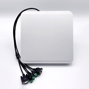Lector RFID UHF de larga distancia de lectura de 12m con interfaz RS232 WG26/34 RJ45 para gestión de pesaje lector UHF RFID de largo alcance