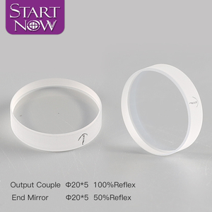 Startnow 20X5 YAG Khoang Gương Hợp Nhất Silica Laser Phản Xạ Một Phần Gương 1064nm Laser Đánh Dấu Máy 100% Đầu Ra Coupler Lens - Product Image 4