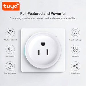 ระบบอัตโนมัติภายในบ้านรีโมทคอนโทรลอัจฉริยะแอป Tuya 10A ปลั๊กไฟมาตรฐานสำหรับ PST-BSD01ในบ้าน - Product Image 4