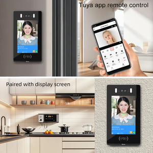 TCP/IP Video citofono sistema di riconoscimento facciale campanello di sblocco ingresso Multi-appartamenti con ancoraggio videocitofono Tuya - Product Image 5