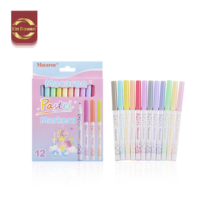 辛博文粉彩记号笔12色马卡龙彩色记号笔儿童无毒绘图笔 - Product Image 6