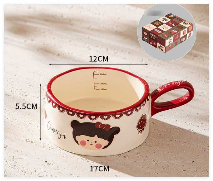 Ball head girl-color box red