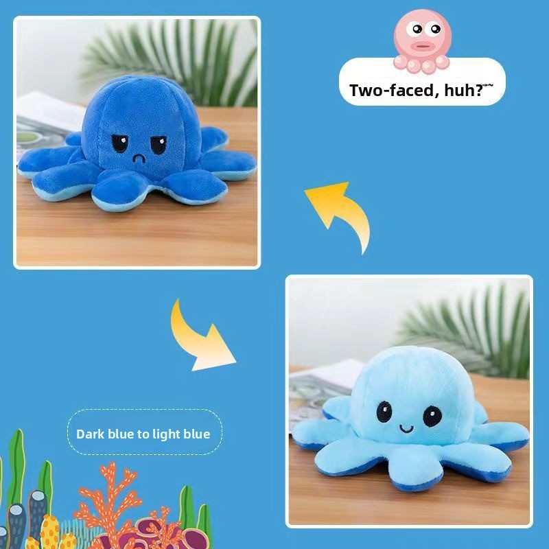 Light blue to dark blue