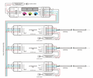 Amplificador de potencia de alta frecuencia, 12 voltios, 5A, RGB, 3 canales, LED RGB para controlador, decodificador DMX512, 1 unidad - Product Image 6