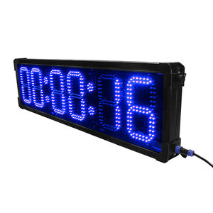 Fabbrica 8 pollici grande schermo singolo lato blu Display digitale Led Timer digitale esterno usato corsa Marathon cronometraggio orologio da corsa - Product Image 3