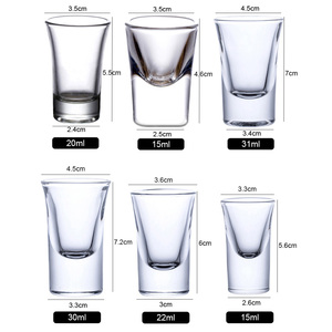 Tequila brendi votka likörü viski bardağı için özel logo süblimasyon 1oz 2oz 3oz 4oz Shot bardakları - Product Image 3