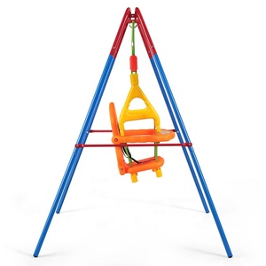 アイアンフレームキッズスイングおもちゃ屋内および屋外機器スイング子供用スイングシートチェアベルト - Product Image 3