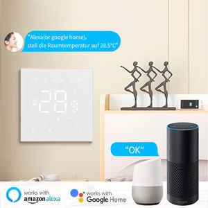Tuya WiFi ekran elektrikli yerden isıtma programlanabilir dijital termostat Wifi akıllı Google ev Alexa ile - Product Image 3