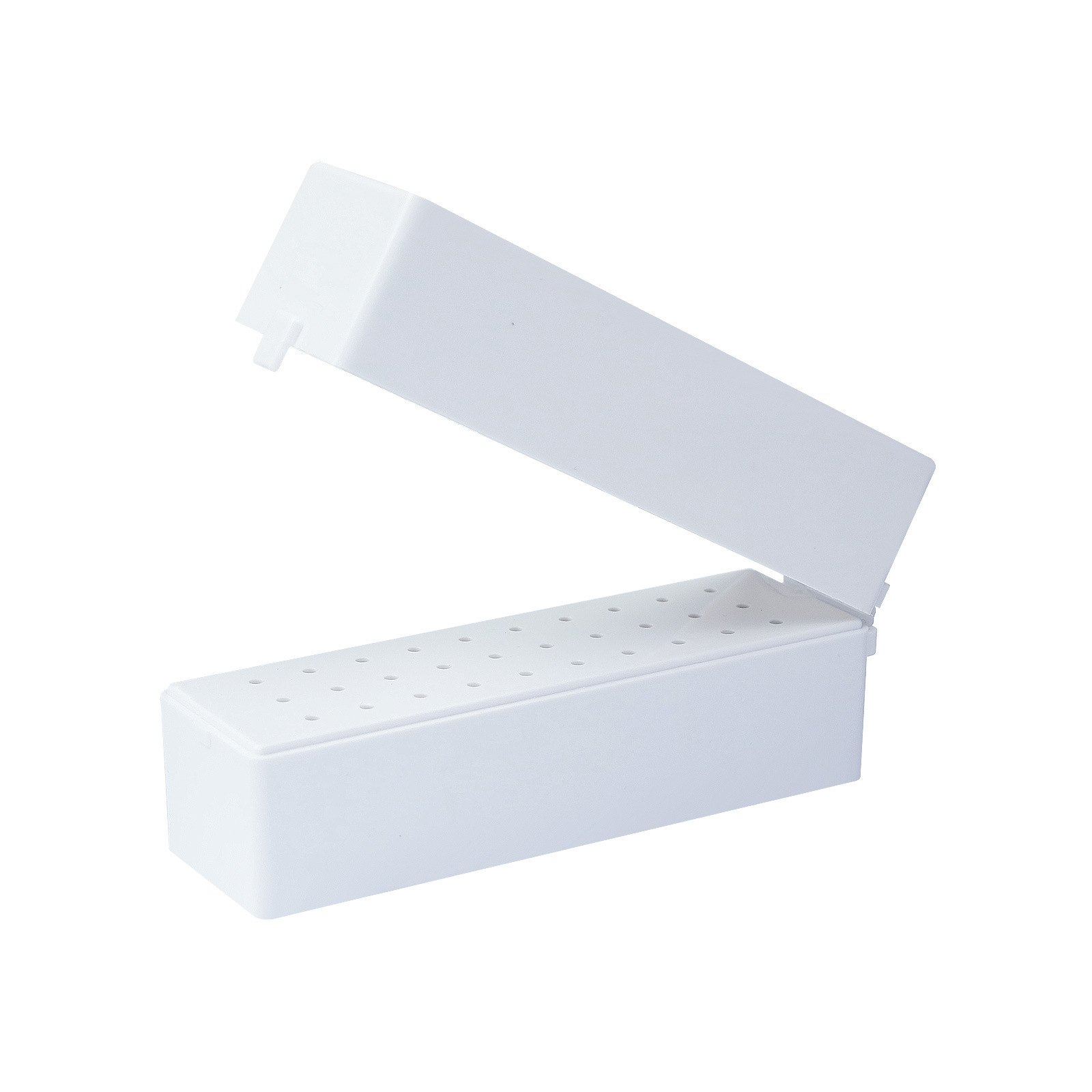 30-hole folding grinding head box white