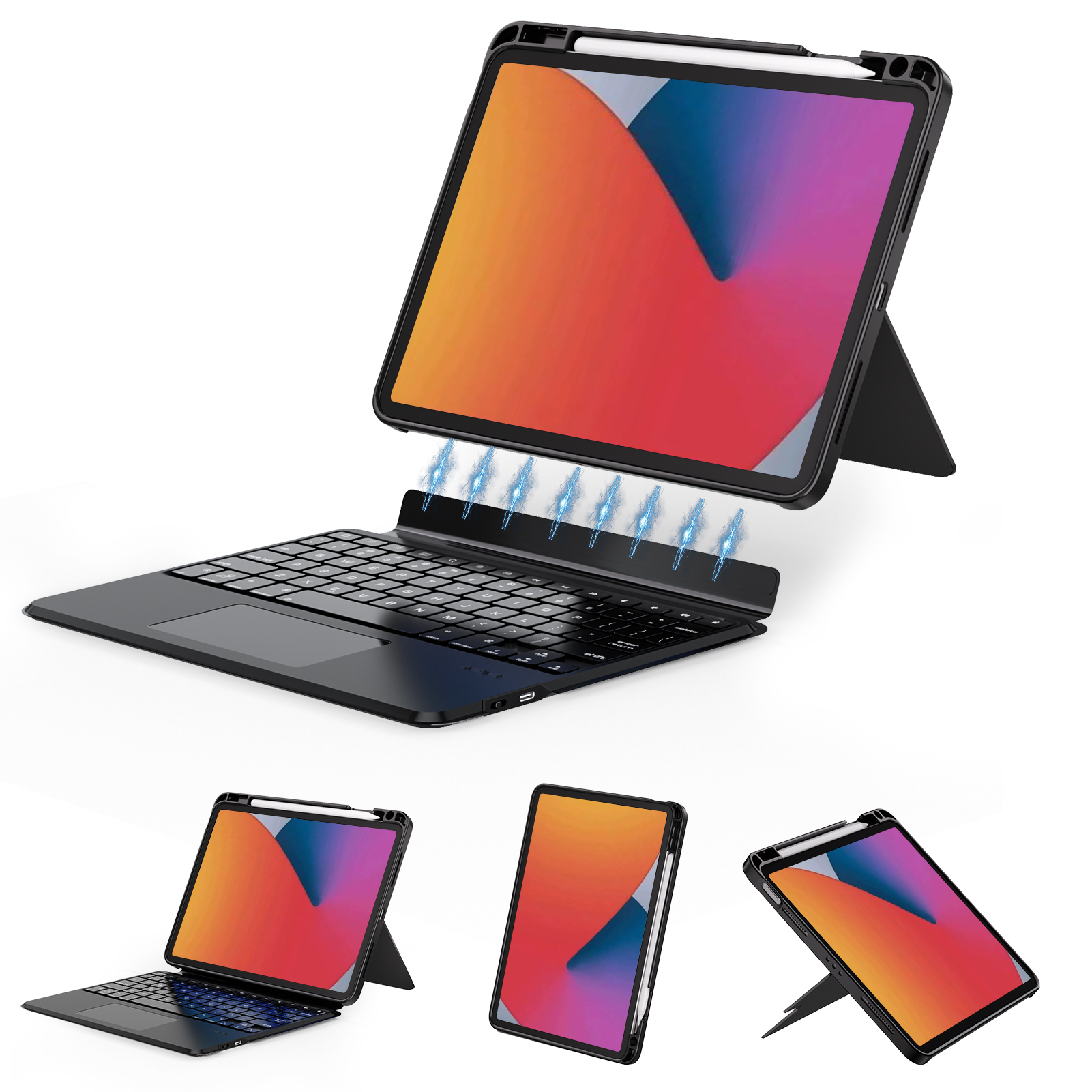 Para iPad 8ª Generación 10.2" (2020) Negro