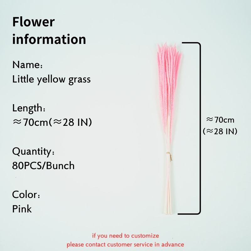 Pink (Qty: 80PCS/bundle) with a total length of 28 inches