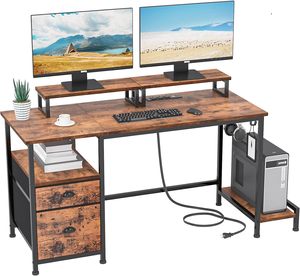 Credenza Table Executive Office Partition Desk Computadora Estación DE TRABAJO Mesas de computadora - Product Image 5