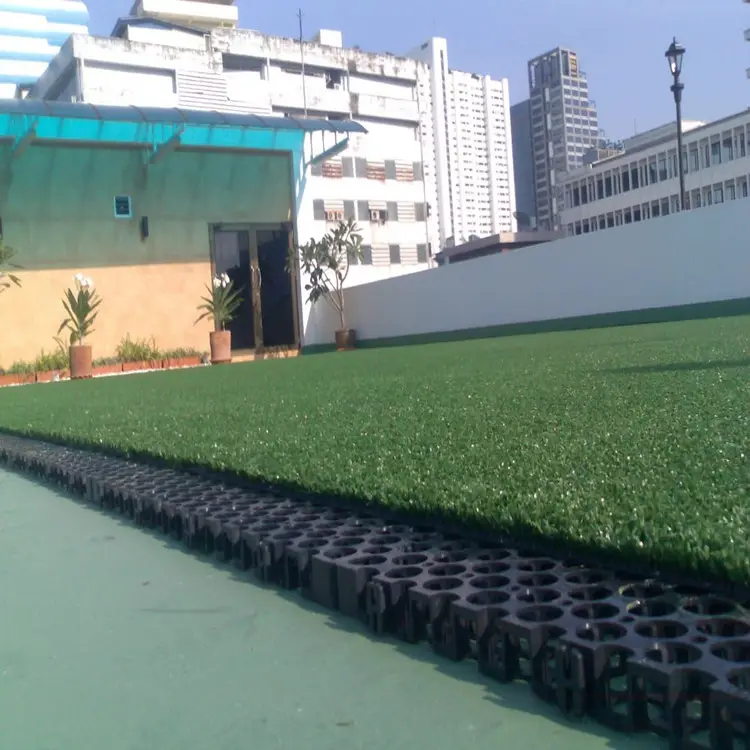 BPM géosynthétiques 30mm 40mm 50mm BPM HDPE panneau de drainage à fossettes noires panneau de tapis de cellules Composite en plastique pour toit vert