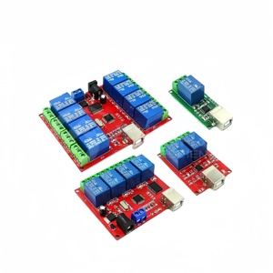 1/2/4/8 No Drive <strong>USB</strong> Computer Electromagnetic <strong>Relay</strong> Module PC Intelligent Control Board Switch 5V12V24V