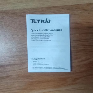 英文包Tenda SG108 100/1000M台式网络交换机8端口千兆台式交换机以太网交换机局域网集线器英文盒 - Product Image 5