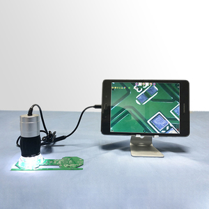 Microscopio de bolsillo USB con función de Zoom, microscopio portátil compacto con iluminación de 8 LED para inspección electrónica de PCB - Product Image 3