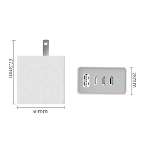 Gan hızlı şarj 65W PD 3.0 güç kaynağı adaptörü için akıllı saat dizüstü Scooter AU soket standart 2-5A 15-65W özelleştirilebilir Logo - Product Image 3