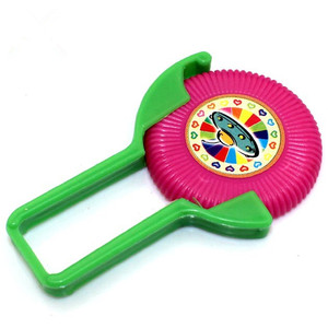 批发低价塑料飞盘贴纸小玩具飞碟设计儿童礼品 - Product Image 1