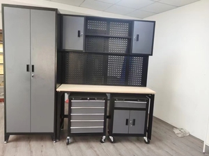 OEM 6 çekmece garaj Metal haddeleme araç kutusu rulo arabası atölye alet kutusu silindir kabine - Product Image 4