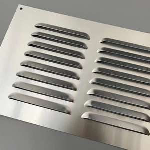 Kunden spezifisches farb festes Aluminium-Louvre-Einweg-Lüftungs teil für HLK-Systeme