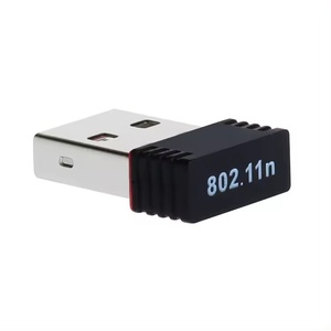 ミニワイヤレスネットワークカードUSBWiFiアダプター802.11b/g/n Wi-Fiドングル高ゲイン150MbpsワイヤレスアンテナWiFifor Computer