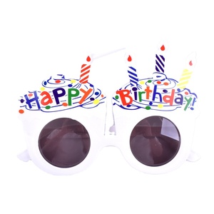 نظارات عيد ميلاد الأطفال الأكثر مبيعًا من Linda ، نظارات براعم صور مضحكة ، أشكال الكعك ، زينات حفلات الأطفال - Product Image 1