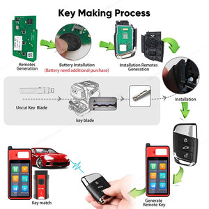 Autel IKEY IKEYVW003AL3ボタンスマートキーforVW Standard Independent Altra Car Keyプログラミングで使用KM100IM508S IM608S II - Product Image 6