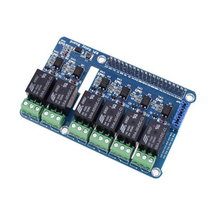 Raspberry Pi A +/B +/2 B/3B Módulo de relé Raspberry Pi de 4 y 6 vías