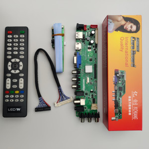 DTV3663-AL V3.0ユニバーサルLED TVマザーボードDVB-T2 TNTスクリーン電源電圧3.3V 5Vまたは12Vリモートスイッチング解像度