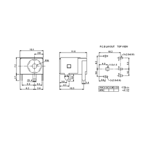 Toma de corriente CC 5,5x2,5 MM 5Pin DC conector hembra uso para Notebook - Product Image 3