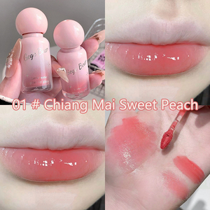 Qin Guang Liu Cai Shui Guang глазурь для губ матовая увлажняющая легкая окраска улучшает цвет кожи - Product Image 5