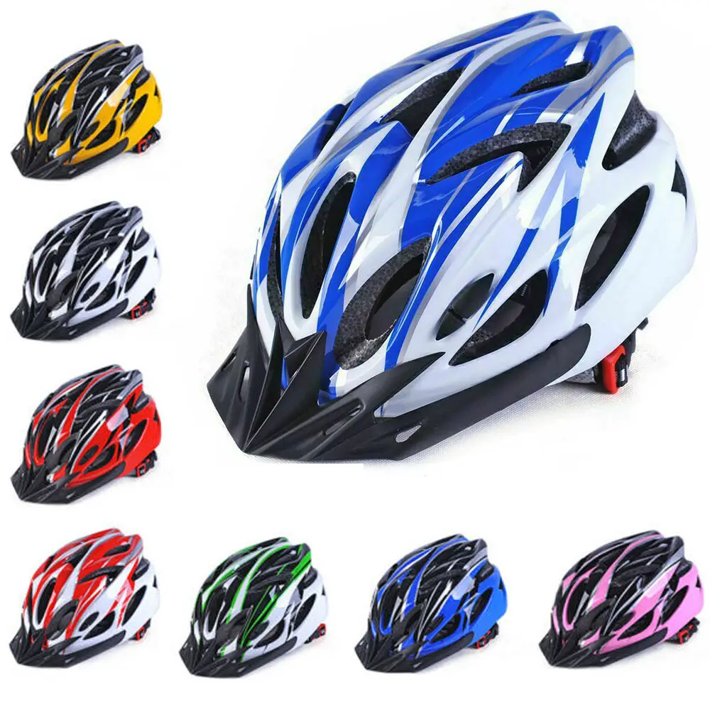 मैन मल्टी-कलर राइडिंग रोड बाइक इंटीग्रेटेड-मोल्ड लाइटवेट ब्रीथेबल इक्विपमेंट हेलमेट के लिए साइक्लिंग साइकिल बाइक हेलमेट एमटीबी