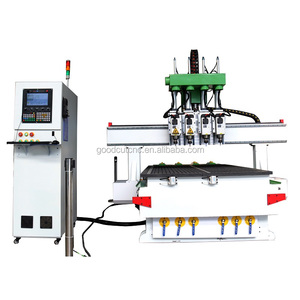 ATC herramienta de cambio 4 cabezas de enrutador cnc con cilindro neumático - Product Image 1