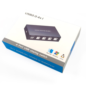 Manual <strong>4</strong> Port USB 2.0 <strong>Switcher</strong> 4x1 USB Share <strong>Switcher</strong> Supports <strong>4</strong> Computer &amp; Printer Sharing on Audio/Video Accessories